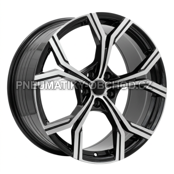 Alu kola Racing Line FBX201, 20x9 5x112 ET30, černá + leštění