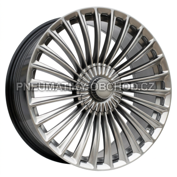 Alu kola Racing Line FBX202, 20x9.5 5x112 ET43.5, titanová metalíza