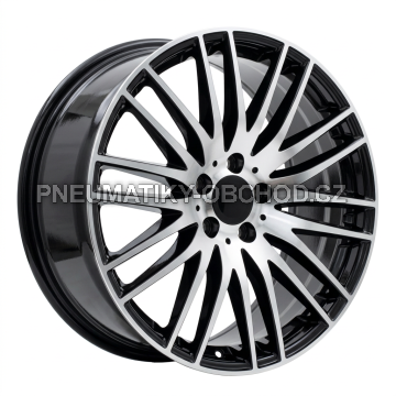 Alu kola Racing Line FBX244, 18x8.5 5x112 ET42, černá + leštění