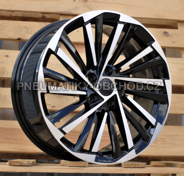 Alu kola Racing Line FBX261, 18x7.5 5x112 ET40, černá + leštění