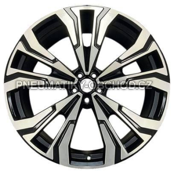 Alu kola Racing Line FBX307, 22x9.5 5x112 ET32, černá + leštění (zátěžová)