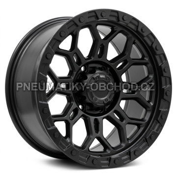 Alu kola Racing Line FBX317, 16x8 6x139.7 ET, černá matná (zátěžová)