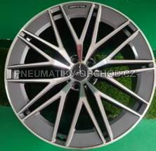 Alu kola Racing Line FBX387, 22x11.5 5x112 ET53, šedivá + leštění (zátěžová)