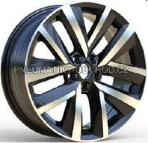 Alu kola Racing Line FBX515, 17x6.5 5x100 ET34, černá + leštění