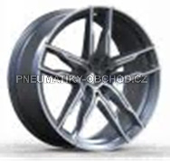 Alu kola Racing Line H3076F, 20x9.5 5x112 ET35, černá + leštění (zátěžová)