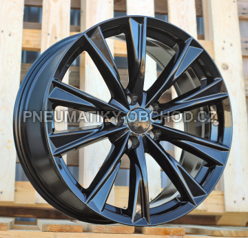 Alu kola Racing Line H3202F, 19x8 5x114.3 ET35, černá lesklá