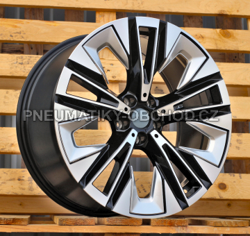 Alu kola Racing Line H3521F, 21x8.5 5x112 ET32, černá + leštění