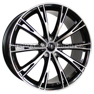 Alu kola Racing Line H5060, 20x9 5x112 ET30, černá + leštění