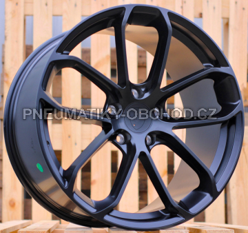 Alu kola Racing Line H5084, 20x10 5x130 ET45, černá matná (zátěžová)