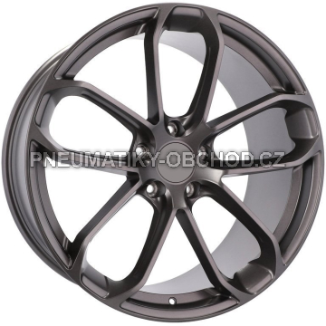 Alu kola Racing Line H5084, 21x9.5 5x130 ET46, šedivá matná (zátěžová)