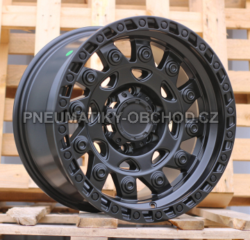 Alu kola Racing Line H974D, 17x9 6x139.7 ET, černá matná (zátěžová)