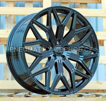 Alu kola Racing Line HF2175, 22x10 5x120 ET38, černá lesklá (zátěžová)