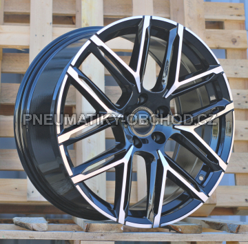 Alu kola Racing Line HF736, 20x9 5x112 ET35, černá + leštění
