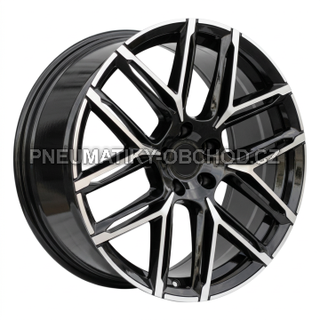Alu kola Racing Line HF736, 21x9.5 5x112 ET30, černá + leštění