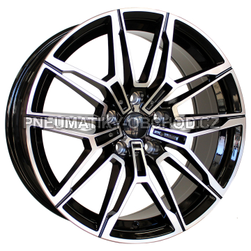 Alu kola Racing Line I0294, 19x9 5x120 ET40, černá + leštění (zátěžová)