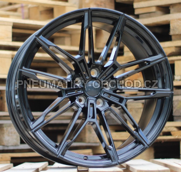 Alu kola Racing Line I0294, 21x9.5 5x112 ET37, černá + tmavé leštění (zátěžová)