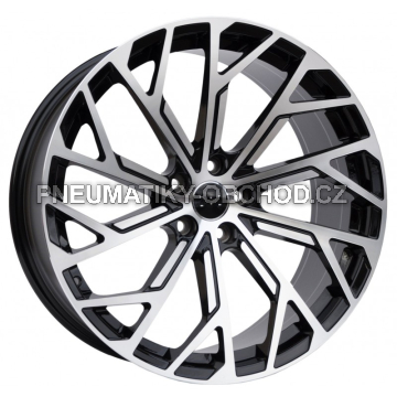 Alu kola Racing Line I0337, 20x9 5x112 ET35, černá + leštění (zátěžová)