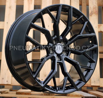 Alu kola Racing Line I0394, 22x10 5x120 ET40, černá lesklá (zátěžová)