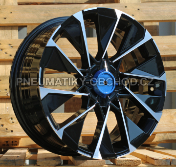 Alu kola Racing Line I2102, 15x6 4x100 ET31, černá + leštění