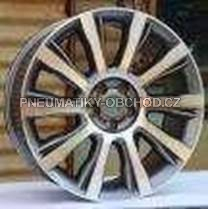 Alu kola Racing Line I2102, 21x9.5 5x120 ET49, šedivá + leštění