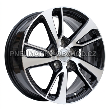 Alu kola Racing Line I5300, 17x7 5x114.3 ET35, černá + leštění