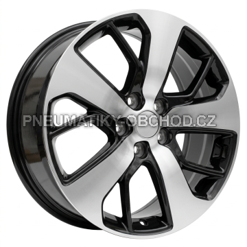 Alu kola Racing Line I5390, 18x7.5 5x114.3 ET52.5, černá + leštění