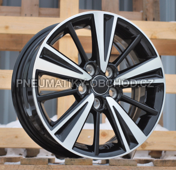 Alu kola Racing Line I5449, 15x6 5x100 ET40, černá + leštění