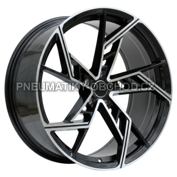 Alu kola Racing Line I5611, 18x8 5x112 ET40, černá + leštění