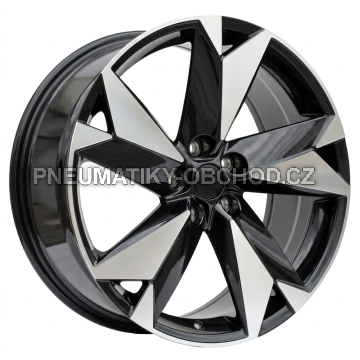 Alu kola Racing Line I5625, 20x8 5x112 ET41, černá + leštění