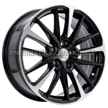 Alu kola Racing Line IN0184, 18x7 5x114.3 ET35, černá + leštění