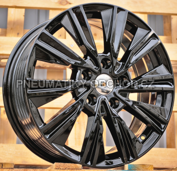 Alu kola Racing Line IN3651F, 17x7 5x120 ET55, černá lesklá (zátěžová)