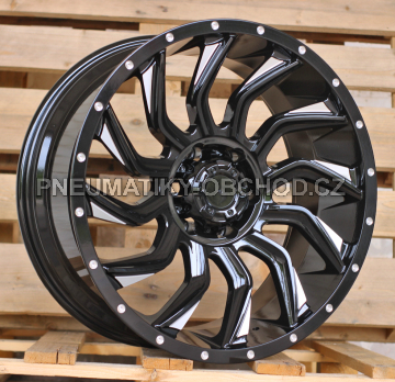 Alu kola Racing Line JT192, 20x9 6x139.7 ET, černá lesklá