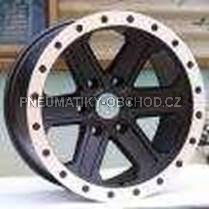 Alu kola Racing Line JT224, 17x8.5 6x139.7 ET, černá matná (zátěžová)