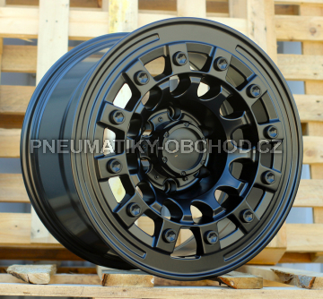 Alu kola Racing Line JT258, 17x9 6x139.7 ET, černá matná