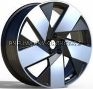 Alu kola Racing Line SR402, 20x9 5x108 ET58.5, černá + leštění (zátěžová)