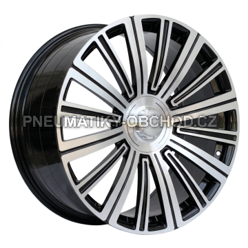 Alu kola Racing Line TX139A, 22x11 5x112 ET42, černá + leštění (zátěžová)