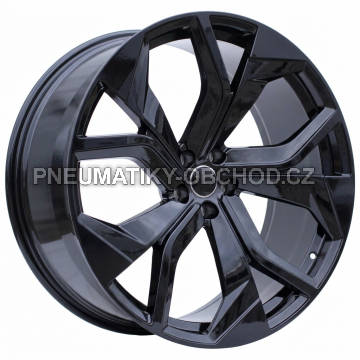 Alu kola Racing Line TX484, 22x10 5x112 ET20, černá lesklá (zátěžová)