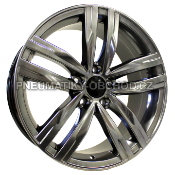Alu kola Racing Line XFC61, 17x7.5 5x112 ET45, titanová metalíza