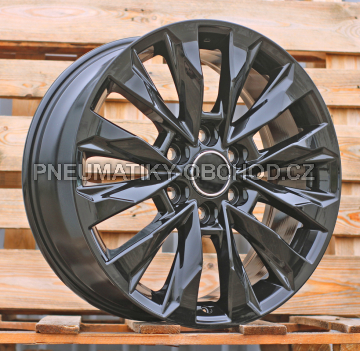 Alu kola Racing Line Y0185, 18x8 6x139.7 ET25, černá + leštění (zátěžová)