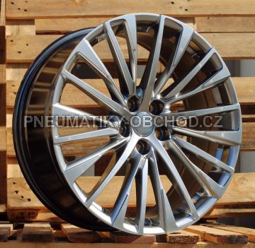 Alu kola Racing Line Y1118, 20x8 5x114.3 ET30, titanová metalíza