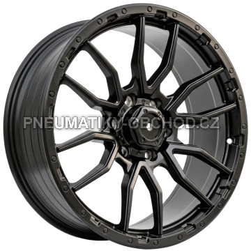 Alu kola Racing Line YF6098, 20x9 6x135 ET44, černá matná (zátěžová)