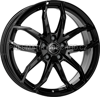Alu kola RIAL LUCCA, 17x6.5 4x100 ET38, černá lesklá