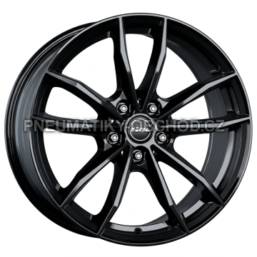 Alu kola RIAL X12, 18x7.5 5x112 ET51, černá lesklá