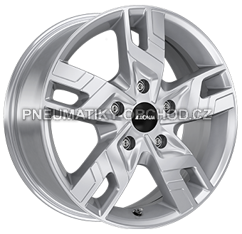 Alu kola RONAL R64, 16x6.5 5x160 ET60, stříbrná (zátěžová)