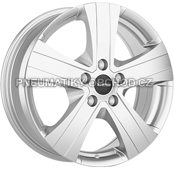 Alu kola SUPER METAL HAMMER, 16x6.5 5x130 ET65, stříbrná (zátěžová)