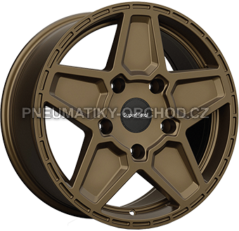 Alu kola SUPER METAL ROCKET, 18x8 5x160 ET45, bronzová matná (zátěžová)