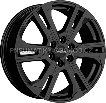 Alu kola SUPER METAL SWITCH, 19x7.5 6x120 ET52, černá lesklá (zátěžová)