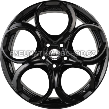Alu kola TecnoMagnesio JUNIOR, 19x8 5x110 ET34, černá lesklá
