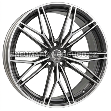 Alu kola TecnoMagnesio MOTORSPORT, 20x8 5x112 ET35, šedivá + leštění