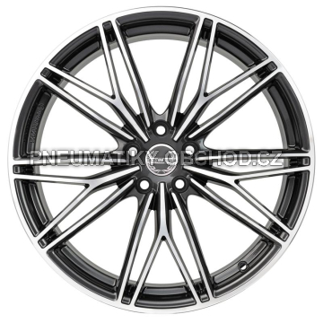 Alu kola TecnoMagnesio MOTORSPORT, 20x8 5x112 ET35, šedivá + leštění